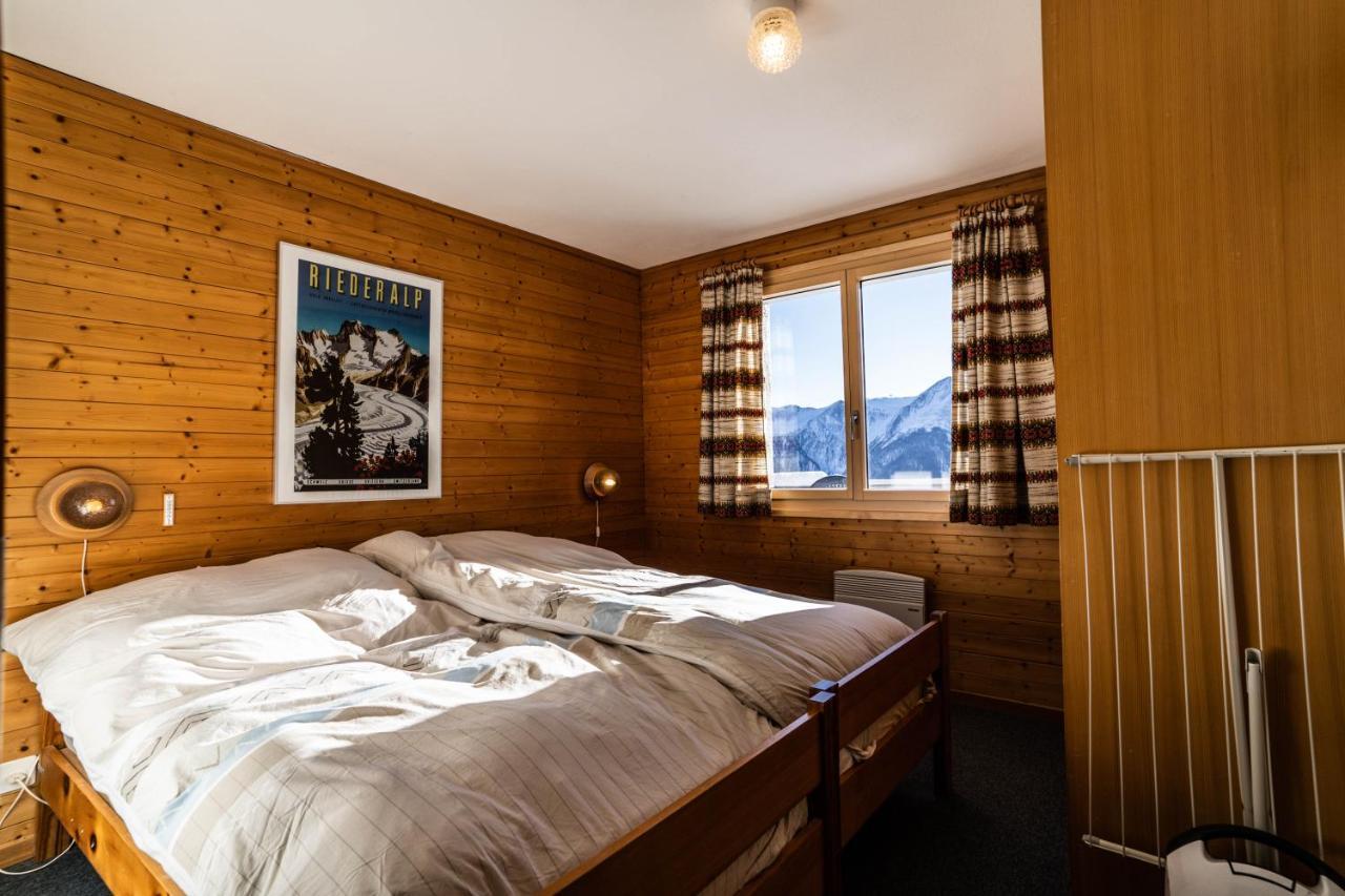 Chalet Lärchenwinkel, Riederalp Golmenegg Appartement Buitenkant foto